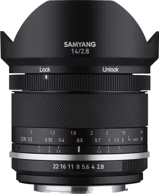 Produktbild von Samyang MF 14mm F2.8 MK2, MFT, Ultraweitwinkelobjektiv, 14/10, Micro Four Thirds (MFT), Autofokus
