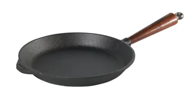 Zdjęcie produktu dla Skeppshult - Patelnia do smażenia okrągła 26cm drewniana rączka