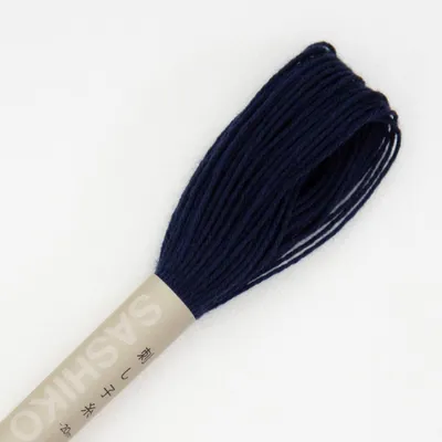 Zdjęcie produktu dla Nici Olympus Sashiko bawełna, motek, kolor 11, indygo, ok. 20 m, wyprodukowano w Japonii