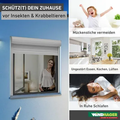 Produktbild von Fliegengitter Rahmenfenster Ultra Flat