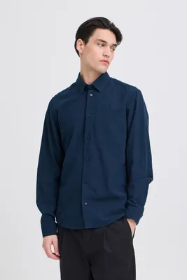 Produktbild von Casual Friday CFAABERG Herren Hemd Langarmhemd Freizeithemd 100% Baumwolle Regular Fit