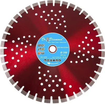 Produktbild von Dr. Diamond® Diamanttrennscheibe 350 Red Booster 25,4 mm
