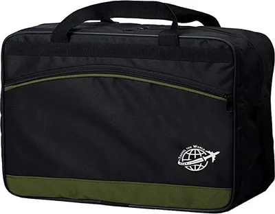 Produktbild von BAMBINIWELT Reisetasche HANDGEPÄCK Boardgepäck Flugzeug 40x20x25 40x30x20 zb Ryanair Wizzair (klein, schwarz-olive 40x20x25)