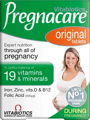 Image de Vitabiotics Pregnacare Original pour les femmes enceintes, 30 comprimés
