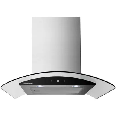 Produktbild von Heinner HDCH-MD650GIX Wandabzugshaube 60 cm, 650 m³/h, 85 W Motor, Touch Control, Edelstahl & Glas