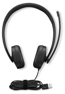 Produktbild von Lenovo 4XD1P83425, Kabelgebunden, Anrufe/Musik, 20 - 20000 Hz, 140 g, Kopfhörer, Schwarz