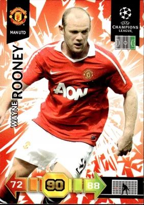 Produktbild von 2010/11 Champions League Panini card: Man UTD’s Wayne Rooney