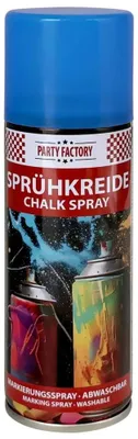 Produktbild von Kreidespray Blau 100ml – bunte Sprühkreide für Kinder & Party abwaschbar