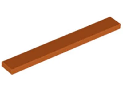 Produktbild von Lego® 1x8 Fliesen 4162 - 250 Stück Dunkles Orange