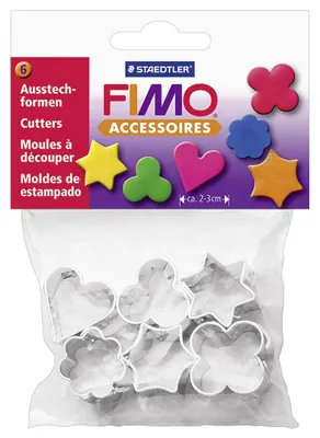 Produktbild von STAEDTLER Zubehör Fimo Ausstechformen Metall 6 Motive