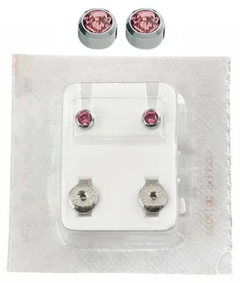 Immagine prodotto di Orecchini Studex Oval Bambini con Pietre Rosa 3 95 mm