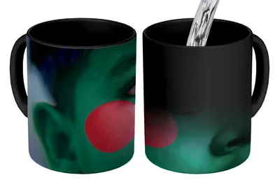 Obrázok produktu pre MuchoWow® Magický pohár Vlajka Bangladéša 350 ml Pohár na zmenu farby Darček Nápad na darček - Foto hrnček