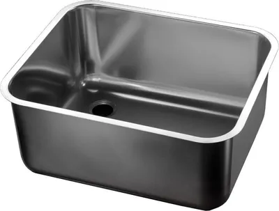 Immagine prodotto di Lavello Combisteel in acciaio inox con tubo di troppopieno 500x400x200mm