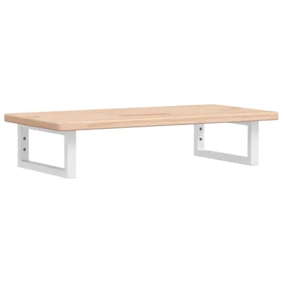 Produktbild von Waschtischplatte mit Halterung Stahl und Massivholz Eiche