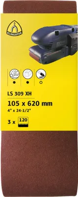 Produktbild von Klingspor LS 309 XH Hobbänder, 100 x 610 mm Korn 80 F5, SB-verpackt im Reiter