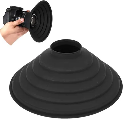 Productafbeelding van Opvouwbare Antireflecterende Zonnekap voor Spiegelreflexcamera's