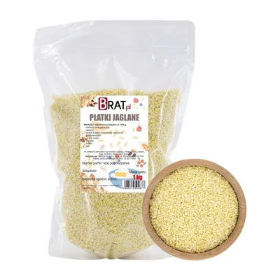 Zdjęcie produktu dla Płatki jaglane 1kg Brat.pl