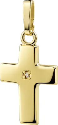 Produktbild von Kleines Taufkreuz Gold Kreuzanhänger 333 / 8k Echtgold Anhänger