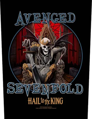 Produktbild von Avenged Sevenfold Hail To The King Aufnäher zum Aufnähen 36 x 30 cm