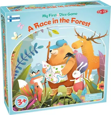 Produktbild von Tactic Gesellschaftsspiel Würfelspiel Race im Wald Lernspiel