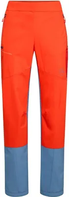 Ikarus Pant W von La Sportiva; orange und blau; Softshellhose für Damen; geeignet für Outdoor-Aktivitäten.