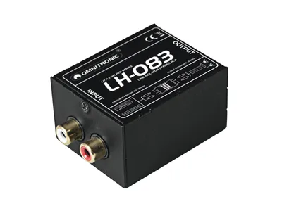 Produktbild von OMNITRONIC LH-083 Stereo-Isolator RCA S