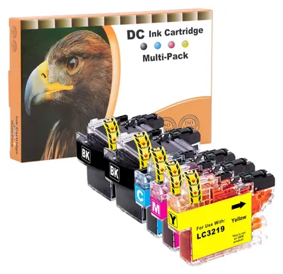 Productafbeelding van D&C LC3219 XL printerpatronen, compatibel met Brother LC-3217 LC-3219, geschikt voor Brother MFC-J5330DW, MFC-J5335DW, MFC-J5730DW, MFC-J5930DW, MFC-J6530DW, MFC-J6930DW, MFC-J6935DW (verpakking van 5)