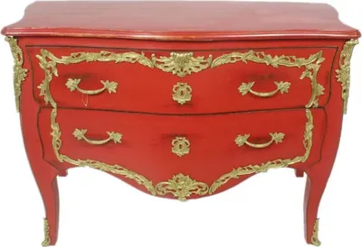 Barock Kommode Antik Rot, Antik Stil Kommode Antik Rot, Massivholz Kommode Antik Rot, Baroque Chest of Drawers Antique Red, Antique Style Chest of Drawers Antique Red, Solid Wood Chest of Drawers