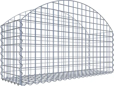 Obrázek produktu pro Gabion s horním obloukem 100 cm x 60 cm x 30 cm (D x V x H)