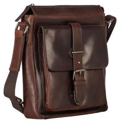 Produktbild von LEONHARD HEYDEN Umhängetasche Roma Zipped Messenger Bag Brown braun