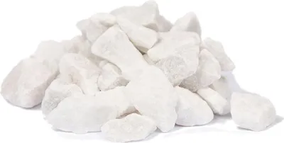 Produktbild von Deko Steine Nuggets in Weiß 9-13mm 750g