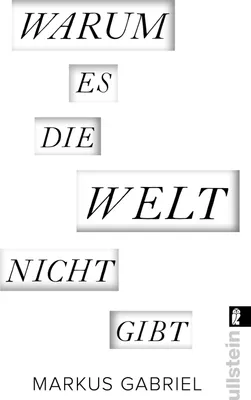 Obrázek produktu pro Warum es die Welt nicht gibt
