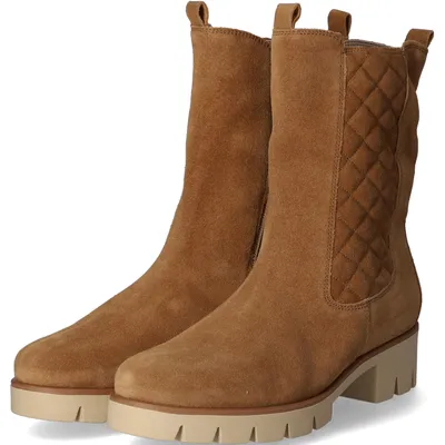Produktbild von Gabor Damen Biker Boots, Frauen Stiefeletten,Wechselfußbett,uebergangsstiefel,Stiefel,Bootee,Booties,halbstiefel,Lion (Panna),40 EU / 6.5 UK