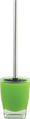 Produktbild von MSV 140710, WC-Bürste & Halter, Grün, Edelstahl, Acryl, Edelstahl, 100 mm, 385 mm