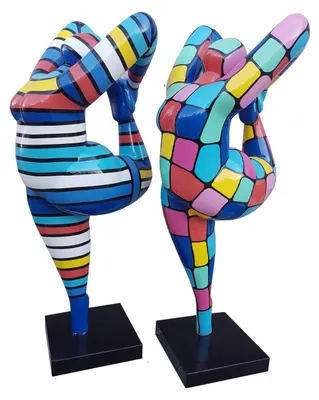 Image de Figurine abstraite Déco Statue Sculpture 85cm Figurines Statues Nouveau (P144)