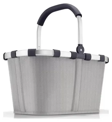Zdjęcie produktu dla Reisenthel carrybag, Koszyk na zakupy, Czarny, Szary, Aluminium, Poliester, 22 l, 480 mm, 280 mm