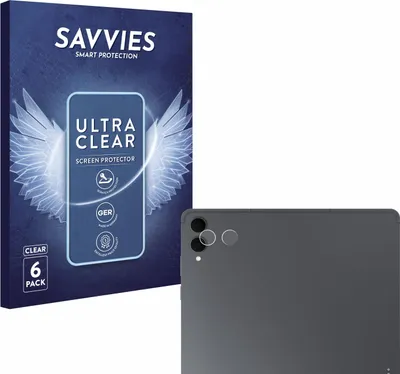 Produktbild von 6x Für Samsung Galaxy Tab S11 Ultra (NUR Kameraschutz) Schutzfolie Savvies Displayschutz Display Schutz Folie Klar Transparent
