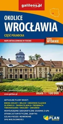 Zdjęcie produktu dla Okolice Wrocławia cz. północna, 1:100 000 - (Reisen, Touristenkarten auf Polnisch)