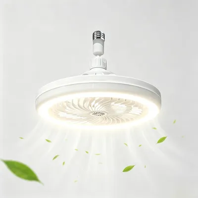 Produktbild von Deckenventilator geräuscharm mit 36-W-LED und Fernbedienung, leiser Motor für Schlafzimmer und Wohnzimmer, 3 Geschwindigkeiten und 3 Lichtfarben