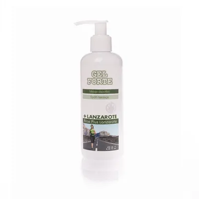 Obrázok produktu pre Gel Forte Aloe Plus Lanzarote 250 ml.  Regeneračný masážny gél s aloe vera z Kanárskych ostrovov.