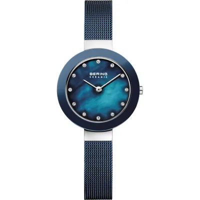 Produktbild von Bering Damen Armbanduhr Ceramic 29 mm Armband Milanaise 11429-387