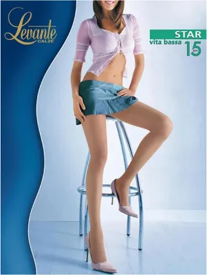 Immagine prodotto di Collant donna LEVANTE 15 den tutto nudo vita bassa articolo STAR 15 COLLANT VITA BASSA, 4 - XL, Cotone 3%,Poliammide 80%,Spandex 17%