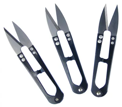 Produktbild von 3x Fadenschere Nahttrenner Nähschere Nähen DIY Fadentrenner Auftrenner schwarz