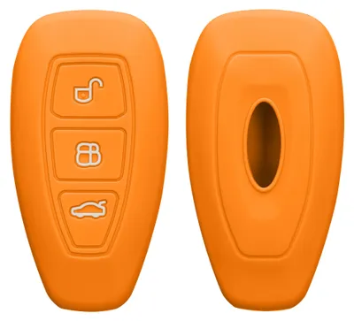 Produktbild von kwmobile Schlüsselhülle für Ford 3-Tasten Autoschlüssel Keyless Go Hülle - Autoschlüssel Schlüssel Hülle aus Silikon - Schlüsselschutz Gehäuse in
