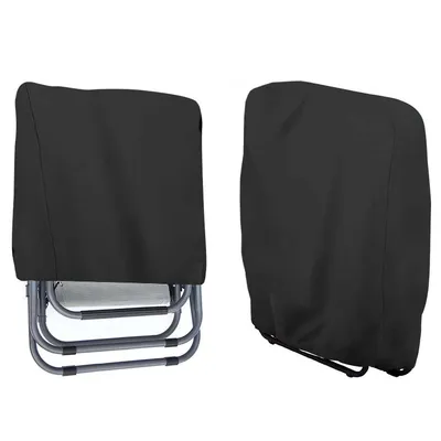 Immagine prodotto di Copertura protettiva per sedia da giardino – 2 pezzi – Copertura per lettino da giardino – 110x71x34 cm – Nero – Protezione ottimale per i vostri mobili da giardino