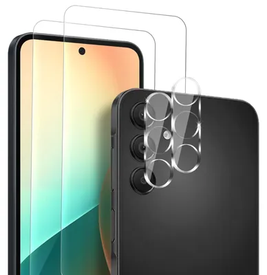 Produktbild von 2x Display + Kamera Glas für Samsung Galaxy A55 5G Displayschutz Kameraschutz Panzerfolie Displayglas Kameraglas 9H Schutzglas