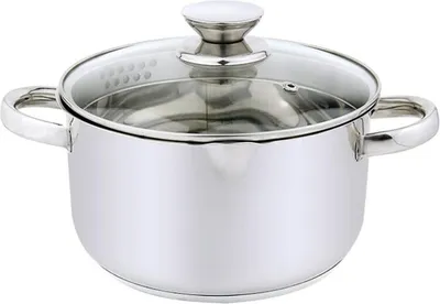 Zdjęcie produktu dla Brytfanna Michelino Carolin ze szklaną pokrywą i funkcją nalewania - ø24 cm