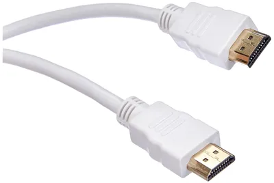 Produktbild von PremiumCord HDMI + Ethernet Kabel, 1,5 m, 4K kompatibel, weiß