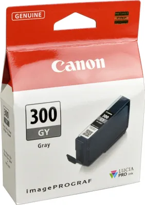Produktbild von Canon PFI-300GY Tinte Grau, Grau, 1 Stück(e), 236 Seiten, Einzelpackung