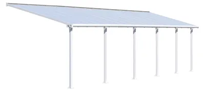 Produktbild von Palram - Canopia Aluminium Terrassenüberdachung Olympia Weiß 295x980x305 cm
